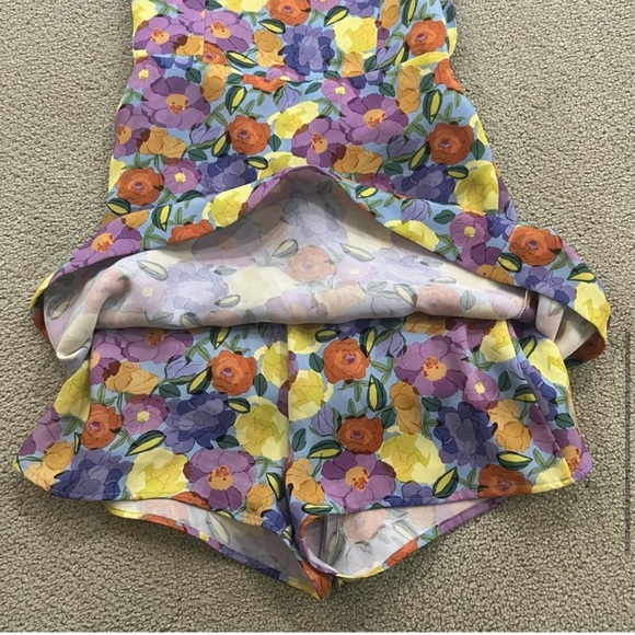 Zara Floral Print Dress/Romper - Picture 4 of 6